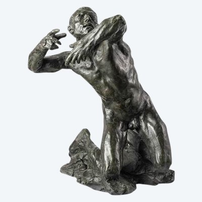 Male nude - Bronze sculpture - Orphée