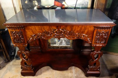 Cuban mahogany Dolphin wedding console table