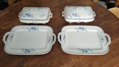 Petrus Regout dinner service 19th century 115 pieces