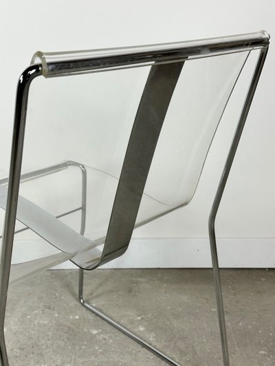 Chairs (set of 6) Filglass by Jacques Charpentier 1971'S