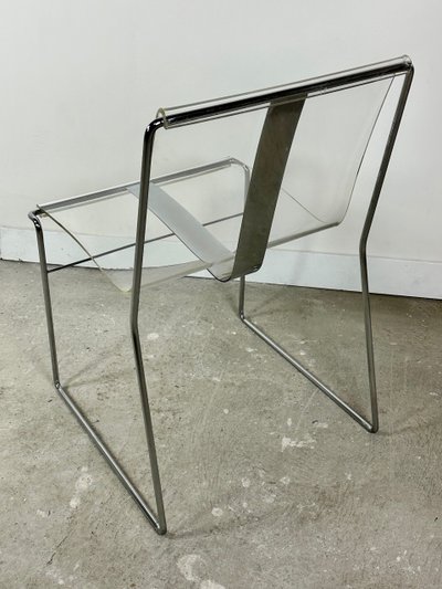 Chairs (set of 6) Filglass by Jacques Charpentier 1971'S