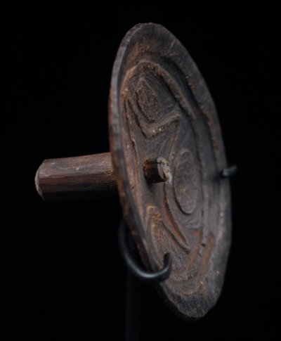 Ritual spinning top, sculpture, Oceanic art, Papua New Guinea, tribal art, Oceania