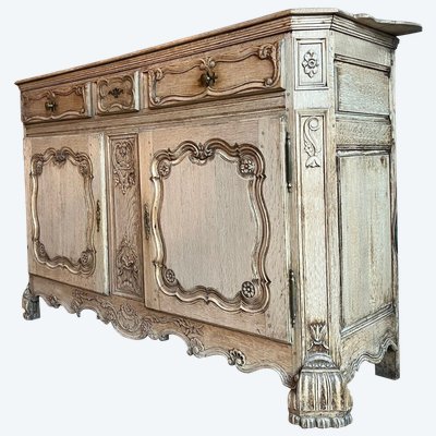 Louis XV Style Stripped Oak Liège Buffet