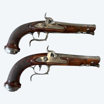 Pair of pistols from Duon in Nancy