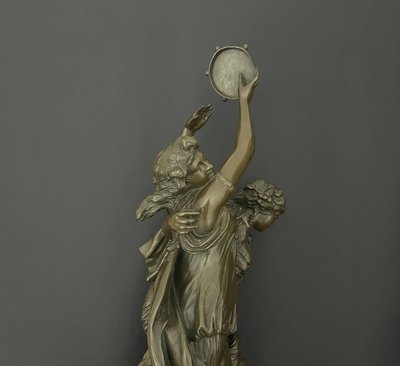 Bronze Statue after Clodion (1738-1814, Paris), Claude Michel.