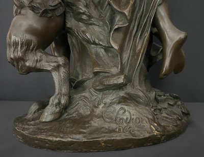 Bronze Statue after Clodion (1738-1814, Paris), Claude Michel.