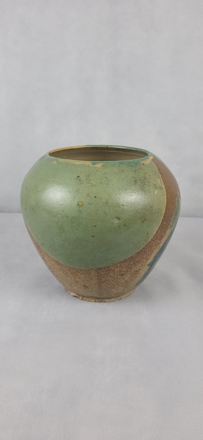 Lucien Arnaud Puisaye stoneware vase 1920s