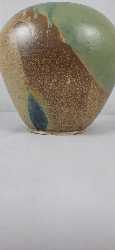 Lucien Arnaud Puisaye stoneware vase 1920s