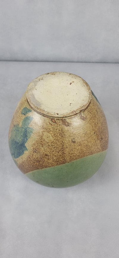 Lucien Arnaud Puisaye stoneware vase 1920s