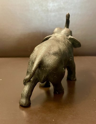 Bronze elephant, 19th Century