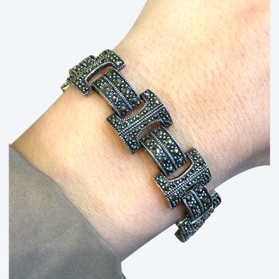 Bracelet with marcasites