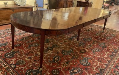 Louis XVI Mahogany Dining Table