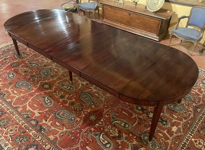 Louis XVI Mahogany Dining Table