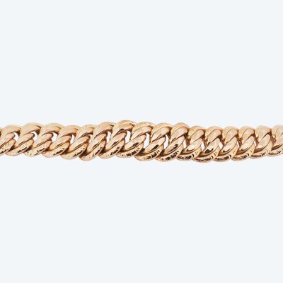 Vintage American mesh bracelet in rose gold