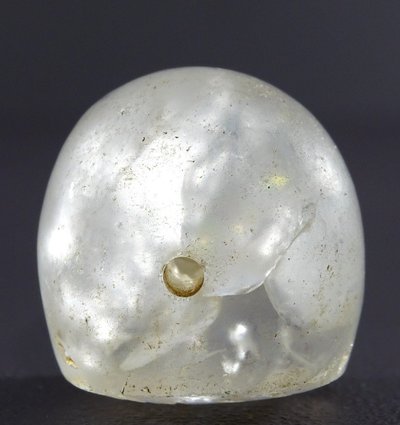 Bactrian Civilization, Approx. 400 BCE, Rock Crystal Seal with Horse Motif.