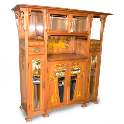 Raimondo D 'Aronco inspired Italian Art Nouveau Credenza