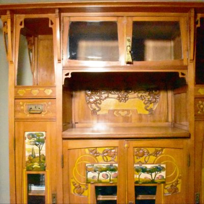 Raimondo D 'Aronco inspired Italian Art Nouveau Credenza