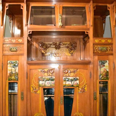 Raimondo D 'Aronco inspired Italian Art Nouveau Credenza