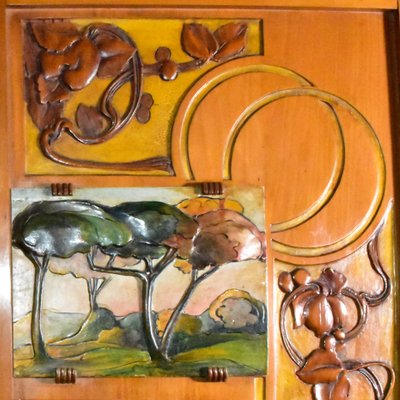 Italian Art Nouveau cabinet