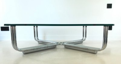 Table basse 784 petit modèle par Gianfranco Frattini pour Cassina, Italie 1968