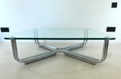 Table basse 784 petit modèle par Gianfranco Frattini pour Cassina, Italie 1968