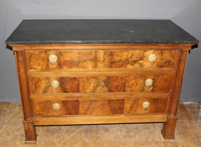 Empire Chest of Drawers in Walnut 19th Century