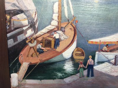 Painting Saint-Tropez 1932