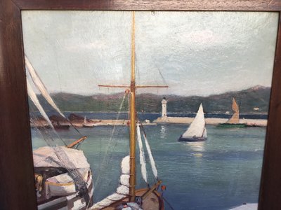 Painting Saint-Tropez 1932