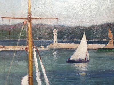 Painting Saint-Tropez 1932