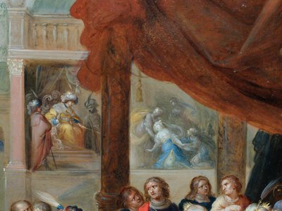 "Esther's banquet", workshop of Frans II Francken