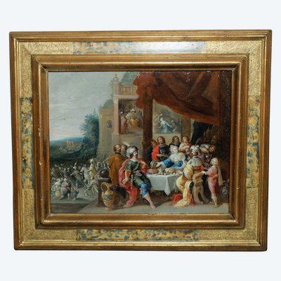 "Esther's banquet", workshop of Frans II Francken