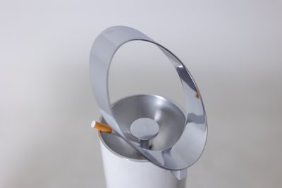 Maison Jansen. Ashtray in lacquered and chromed metal. 1970s. LS6182409M