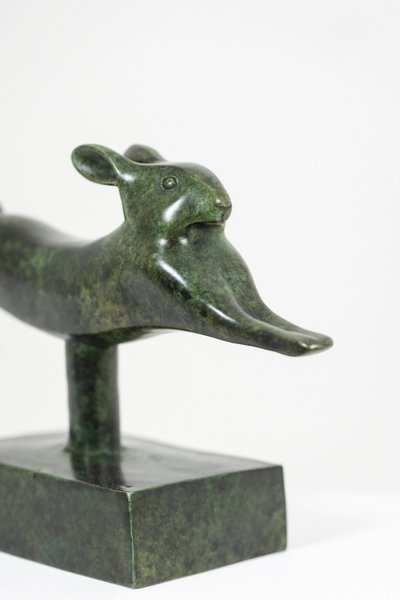 Francois Pompon. “Running Rabbit”, bronzo, edizione 2006. LS62003008BLS62003008B