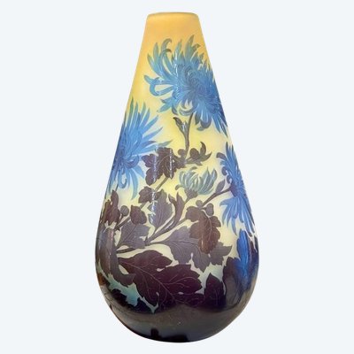 Emile Gallé Vase "Chrysanthemum Tokyo"