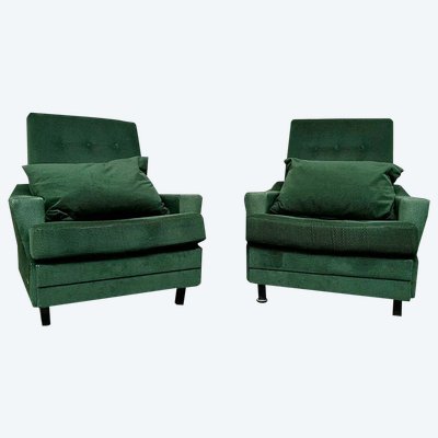 Pair of 60s armchairs