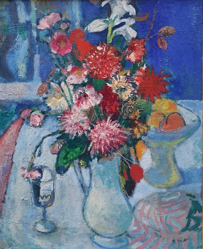 François GALL (1912-1987) - Bouquet of Dahlias