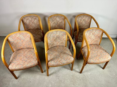 Chairs (set of 6) Baumann model Champagne 1980'S