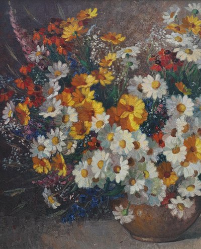 Jean Rigaud (1912-1999) - Large Bouquet of Flowers