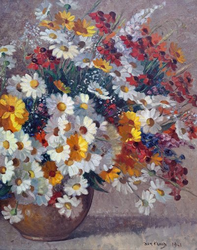 Jean Rigaud (1912-1999) - Large Bouquet of Flowers