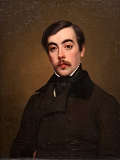 "Louis-eugène Coedès (1810-1905), Portrait of a Man, Oil