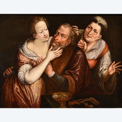 The Mismatched Couple, 17th Century Flemish School