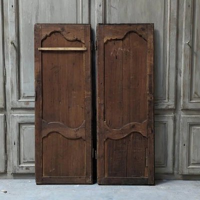 Double Louis XV Style Fir Cupboard Door