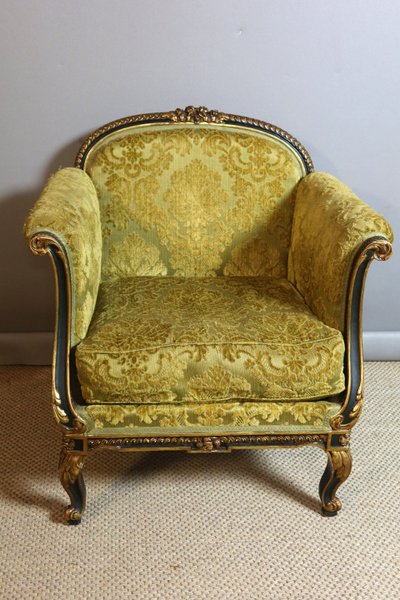 Napoleon III living room sofa and four armchairs