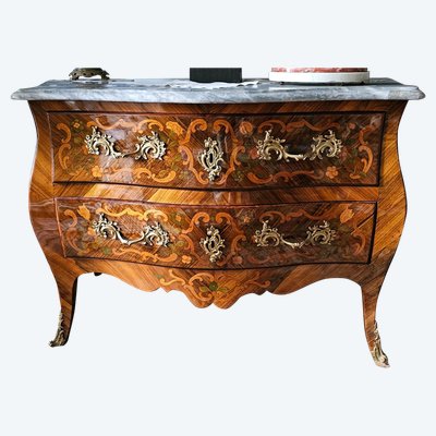 Louis XV period chest of drawers, regional work circa 1760.