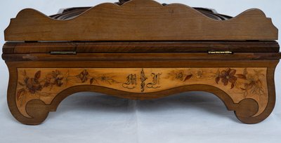 Antique Sorrento wooden writing desks from the 19th century.