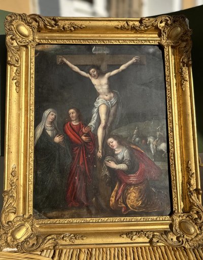 Crucifixion scene - Circa 1630