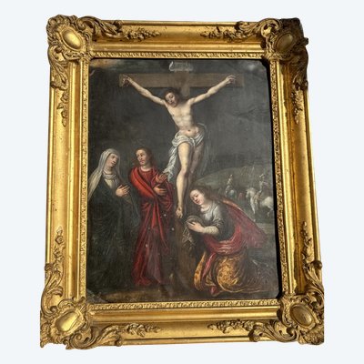 Crucifixion scene - Circa 1630