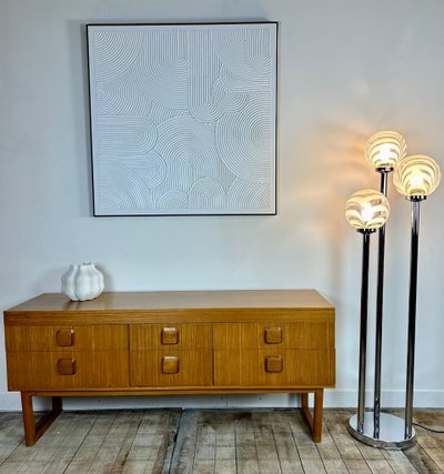 Vintage 1960s English teak sideboard