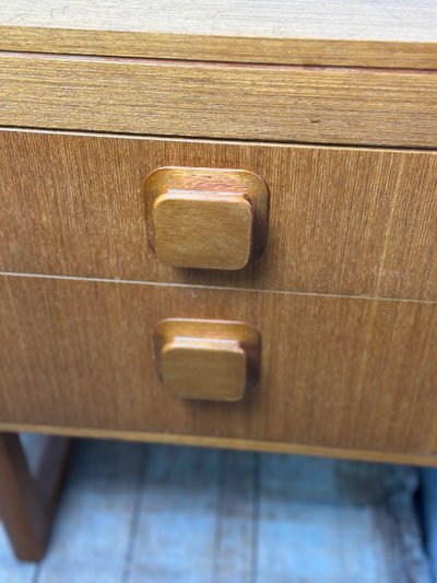 Vintage 1960s English teak sideboard