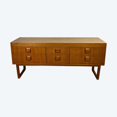 Vintage 1960s English teak sideboard